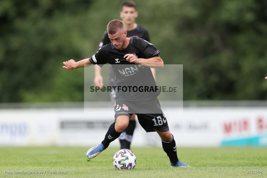 Marvin Weiß, Sportgelände, Frammersbach, 26.06.2022, RLB, BFV, sport, action, Fussball, Juni 2022, Saison 2022/2023, Landesliga Nordwest, Regionalliga Bayern, Testspiel, Landesfreundschaftsspiele, TSV, TUS, TSV Aubstadt, TuS Frammersbach - Bild-ID: 2333171