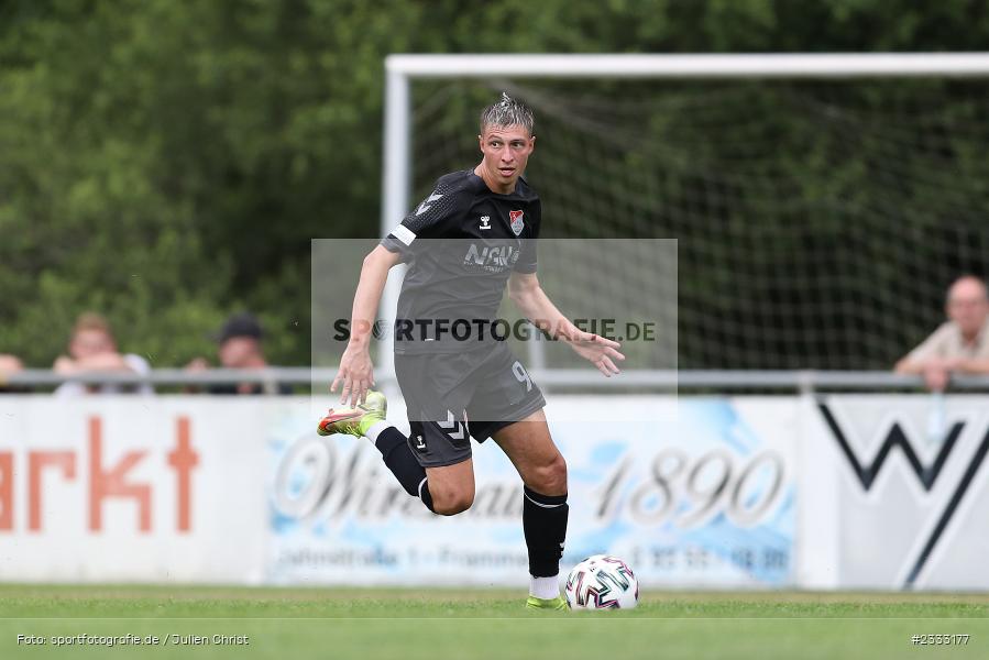 Andre Rumpel, Sportgelände, Frammersbach, 26.06.2022, RLB, BFV, sport, action, Fussball, Juni 2022, Saison 2022/2023, Landesliga Nordwest, Regionalliga Bayern, Testspiel, Landesfreundschaftsspiele, TSV, TUS, TSV Aubstadt, TuS Frammersbach - Bild-ID: 2333177