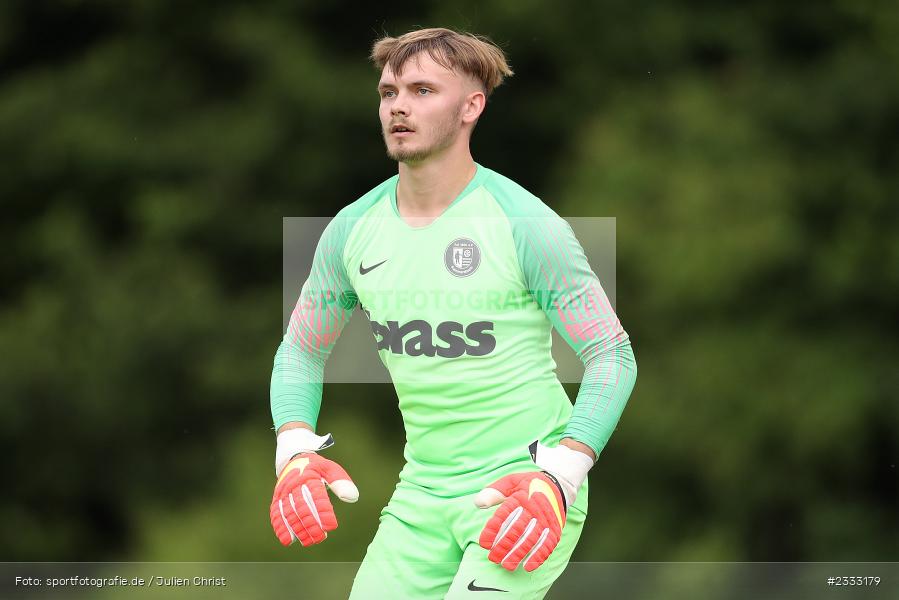 Leon Raven, Sportgelände, Frammersbach, 26.06.2022, RLB, BFV, sport, action, Fussball, Juni 2022, Saison 2022/2023, Landesliga Nordwest, Regionalliga Bayern, Testspiel, Landesfreundschaftsspiele, TSV, TUS, TSV Aubstadt, TuS Frammersbach - Bild-ID: 2333179