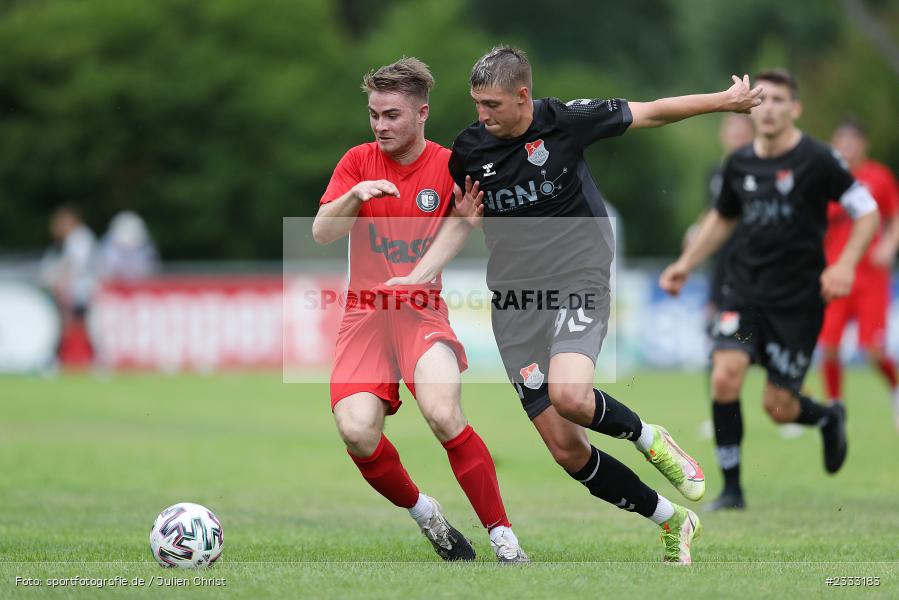 Tim Zachrau, Sportgelände, Frammersbach, 26.06.2022, RLB, BFV, sport, action, Fussball, Juni 2022, Saison 2022/2023, Landesliga Nordwest, Regionalliga Bayern, Testspiel, Landesfreundschaftsspiele, TSV, TUS, TSV Aubstadt, TuS Frammersbach - Bild-ID: 2333183