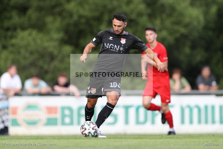 Timo Pitter, Sportgelände, Frammersbach, 26.06.2022, RLB, BFV, sport, action, Fussball, Juni 2022, Saison 2022/2023, Landesliga Nordwest, Regionalliga Bayern, Testspiel, Landesfreundschaftsspiele, TSV, TUS, TSV Aubstadt, TuS Frammersbach - Bild-ID: 2333186