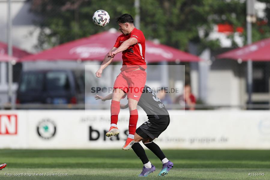 Luca Pfister, Sportgelände, Frammersbach, 26.06.2022, RLB, BFV, sport, action, Fussball, Juni 2022, Saison 2022/2023, Landesliga Nordwest, Regionalliga Bayern, Testspiel, Landesfreundschaftsspiele, TSV, TUS, TSV Aubstadt, TuS Frammersbach - Bild-ID: 2333195