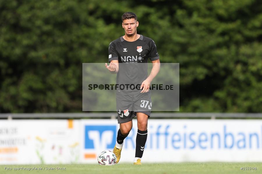 Christopher Bieber, Sportgelände, Frammersbach, 26.06.2022, RLB, BFV, sport, action, Fussball, Juni 2022, Saison 2022/2023, Landesliga Nordwest, Regionalliga Bayern, Testspiel, Landesfreundschaftsspiele, TSV, TUS, TSV Aubstadt, TuS Frammersbach - Bild-ID: 2333198