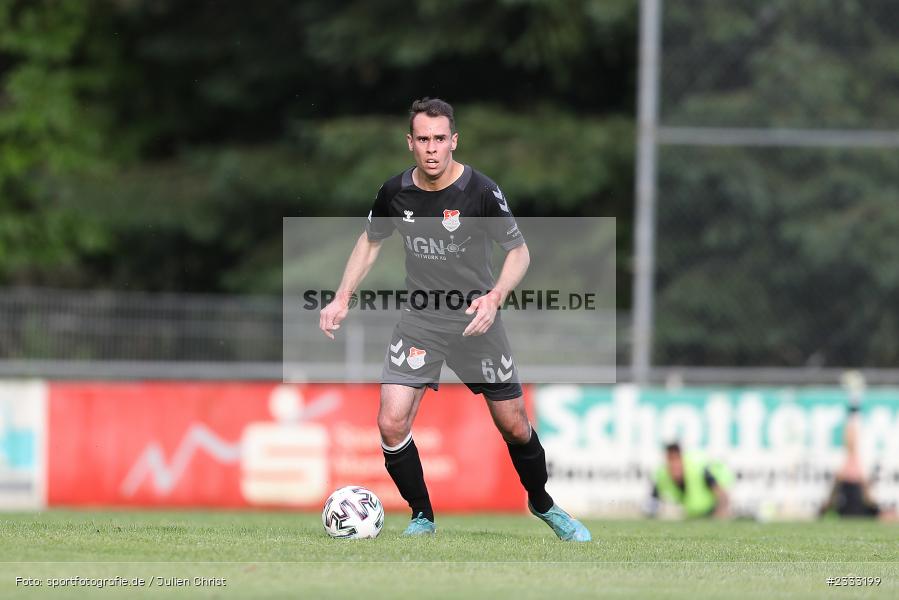 Marcel Volkmuth, Sportgelände, Frammersbach, 26.06.2022, RLB, BFV, sport, action, Fussball, Juni 2022, Saison 2022/2023, Landesliga Nordwest, Regionalliga Bayern, Testspiel, Landesfreundschaftsspiele, TSV, TUS, TSV Aubstadt, TuS Frammersbach - Bild-ID: 2333199