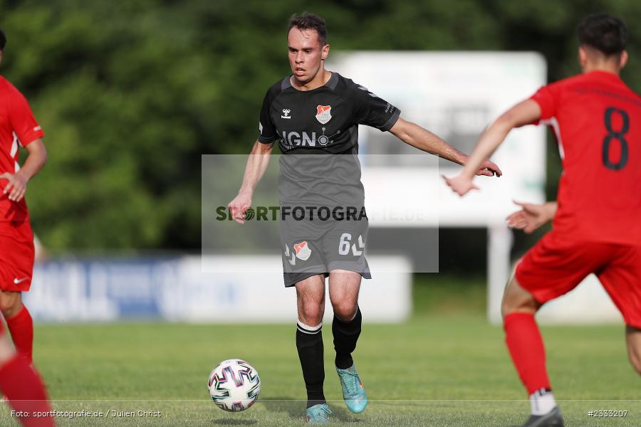Marcel Volkmuth, Sportgelände, Frammersbach, 26.06.2022, RLB, BFV, sport, action, Fussball, Juni 2022, Saison 2022/2023, Landesliga Nordwest, Regionalliga Bayern, Testspiel, Landesfreundschaftsspiele, TSV, TUS, TSV Aubstadt, TuS Frammersbach - Bild-ID: 2333207 Marcel Volkmuth, Sportgelände, Frammersbach, 26.06.2022, RLB, BFV, sport, action, Fussball, Juni 2022, Saison 2022/2023, Landesliga Nordwest, Regionalliga Bayern, Testspiel, Landesfreundschaftsspiele, TSV, TUS, TSV Aubstadt, TuS Frammersbach - Bild-ID: 2333207