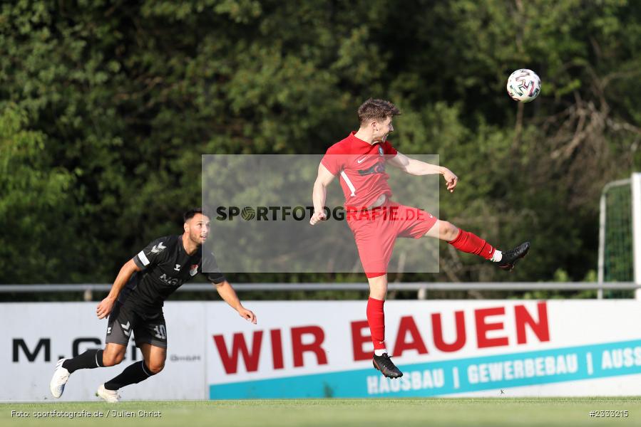 Maximilian Baur, Sportgelände, Frammersbach, 26.06.2022, RLB, BFV, sport, action, Fussball, Juni 2022, Saison 2022/2023, Landesliga Nordwest, Regionalliga Bayern, Testspiel, Landesfreundschaftsspiele, TSV, TUS, TSV Aubstadt, TuS Frammersbach - Bild-ID: 2333215