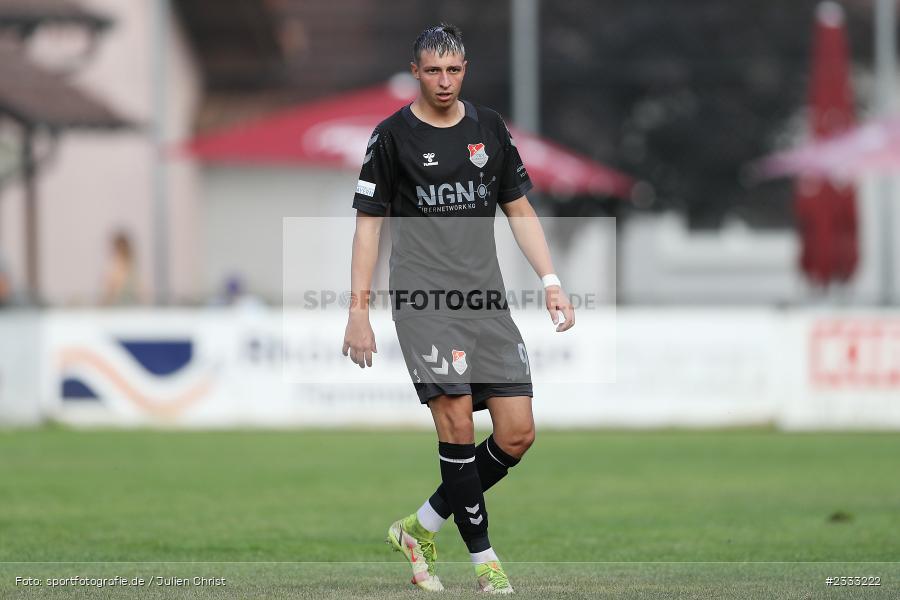 Andre Rumpel, Sportgelände, Frammersbach, 26.06.2022, RLB, BFV, sport, action, Fussball, Juni 2022, Saison 2022/2023, Landesliga Nordwest, Regionalliga Bayern, Testspiel, Landesfreundschaftsspiele, TSV, TUS, TSV Aubstadt, TuS Frammersbach - Bild-ID: 2333222