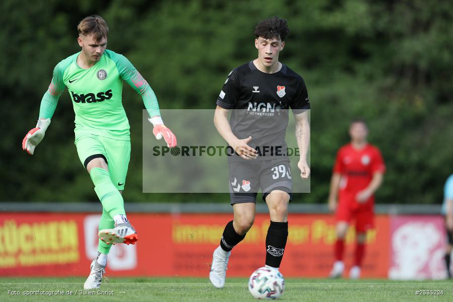 Leon Raven, Sportgelände, Frammersbach, 26.06.2022, RLB, BFV, sport, action, Fussball, Juni 2022, Saison 2022/2023, Landesliga Nordwest, Regionalliga Bayern, Testspiel, Landesfreundschaftsspiele, TSV, TUS, TSV Aubstadt, TuS Frammersbach - Bild-ID: 2333224