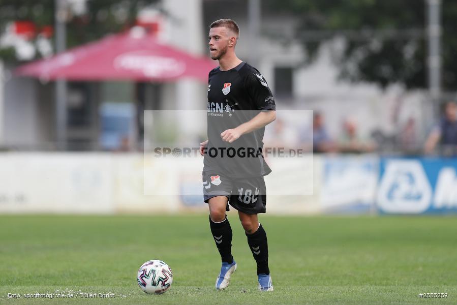Marvin Weiß, Sportgelände, Frammersbach, 26.06.2022, RLB, BFV, sport, action, Fussball, Juni 2022, Saison 2022/2023, Landesliga Nordwest, Regionalliga Bayern, Testspiel, Landesfreundschaftsspiele, TSV, TUS, TSV Aubstadt, TuS Frammersbach - Bild-ID: 2333239