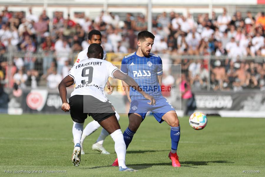 Silas Tom Zehnder, Stadion am Schönbusch, Aschaffenburg, 05.07.2022, DFL, BFV, sport, action, Fussball, Juli 2022, Saison 2022/2023, Bundesliga, Regionalliga Bayern, Testspiel, Landesfreundschaftsspiele, SGE, SVA, Eintracht Frankfurt, SV Viktoria Aschaffenburg - Bild-ID: 2333668 Silas Tom Zehnder, Stadion am Schönbusch, Aschaffenburg, 05.07.2022, DFL, BFV, sport, action, Fussball, Juli 2022, Saison 2022/2023, Bundesliga, Regionalliga Bayern, Testspiel, Landesfreundschaftsspiele, SGE, SVA, Eintracht Frankfurt, SV Viktoria Aschaffenburg - Bild-ID: 2333668
