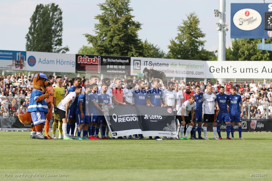 Eintracht in der Region, Teamfoto, Stadion am Schönbusch, Aschaffenburg, 05.07.2022, DFL, BFV, sport, action, Fussball, Juli 2022, Saison 2022/2023, Bundesliga, Regionalliga Bayern, Testspiel, Landesfreundschaftsspiele, SGE, SVA, Eintracht Frankfurt, SV Viktoria Aschaffenburg - Bild-ID: 2333671 Eintracht in der Region, Teamfoto, Stadion am Schönbusch, Aschaffenburg, 05.07.2022, DFL, BFV, sport, action, Fussball, Juli 2022, Saison 2022/2023, Bundesliga, Regionalliga Bayern, Testspiel, Landesfreundschaftsspiele, SGE, SVA, Eintracht Frankfurt, SV Viktoria Aschaffenburg - Bild-ID: 2333671