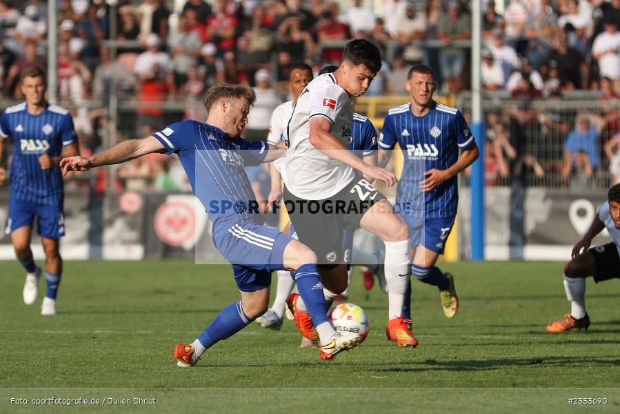 Roberto Desch, Stadion am Schönbusch, Aschaffenburg, 05.07.2022, DFL, BFV, sport, action, Fussball, Juli 2022, Saison 2022/2023, Bundesliga, Regionalliga Bayern, Testspiel, Landesfreundschaftsspiele, SGE, SVA, Eintracht Frankfurt, SV Viktoria Aschaffenburg - Bild-ID: 2333690 Roberto Desch, Stadion am Schönbusch, Aschaffenburg, 05.07.2022, DFL, BFV, sport, action, Fussball, Juli 2022, Saison 2022/2023, Bundesliga, Regionalliga Bayern, Testspiel, Landesfreundschaftsspiele, SGE, SVA, Eintracht Frankfurt, SV Viktoria Aschaffenburg - Bild-ID: 2333690