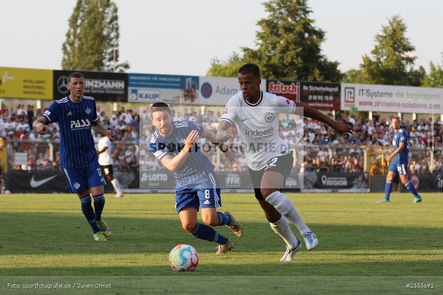 Timothy Chandler, Stadion am Schönbusch, Aschaffenburg, 05.07.2022, DFL, BFV, sport, action, Fussball, Juli 2022, Saison 2022/2023, Bundesliga, Regionalliga Bayern, Testspiel, Landesfreundschaftsspiele, SGE, SVA, Eintracht Frankfurt, SV Viktoria Aschaffenburg - Bild-ID: 2333692 Timothy Chandler, Stadion am Schönbusch, Aschaffenburg, 05.07.2022, DFL, BFV, sport, action, Fussball, Juli 2022, Saison 2022/2023, Bundesliga, Regionalliga Bayern, Testspiel, Landesfreundschaftsspiele, SGE, SVA, Eintracht Frankfurt, SV Viktoria Aschaffenburg - Bild-ID: 2333692