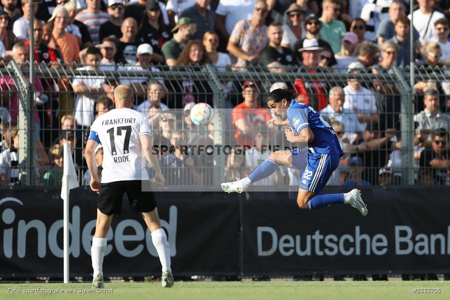 Hamza Boutakhrit, Stadion am Schönbusch, Aschaffenburg, 05.07.2022, DFL, BFV, sport, action, Fussball, Juli 2022, Saison 2022/2023, Bundesliga, Regionalliga Bayern, Testspiel, Landesfreundschaftsspiele, SGE, SVA, Eintracht Frankfurt, SV Viktoria Aschaffenburg - Bild-ID: 2333705 Hamza Boutakhrit, Stadion am Schönbusch, Aschaffenburg, 05.07.2022, DFL, BFV, sport, action, Fussball, Juli 2022, Saison 2022/2023, Bundesliga, Regionalliga Bayern, Testspiel, Landesfreundschaftsspiele, SGE, SVA, Eintracht Frankfurt, SV Viktoria Aschaffenburg - Bild-ID: 2333705