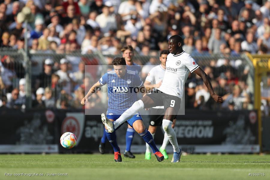 Benjamin Baier, Stadion am Schönbusch, Aschaffenburg, 05.07.2022, DFL, BFV, sport, action, Fussball, Juli 2022, Saison 2022/2023, Bundesliga, Regionalliga Bayern, Testspiel, Landesfreundschaftsspiele, SGE, SVA, Eintracht Frankfurt, SV Viktoria Aschaffenburg - Bild-ID: 2333713 Benjamin Baier, Stadion am Schönbusch, Aschaffenburg, 05.07.2022, DFL, BFV, sport, action, Fussball, Juli 2022, Saison 2022/2023, Bundesliga, Regionalliga Bayern, Testspiel, Landesfreundschaftsspiele, SGE, SVA, Eintracht Frankfurt, SV Viktoria Aschaffenburg - Bild-ID: 2333713