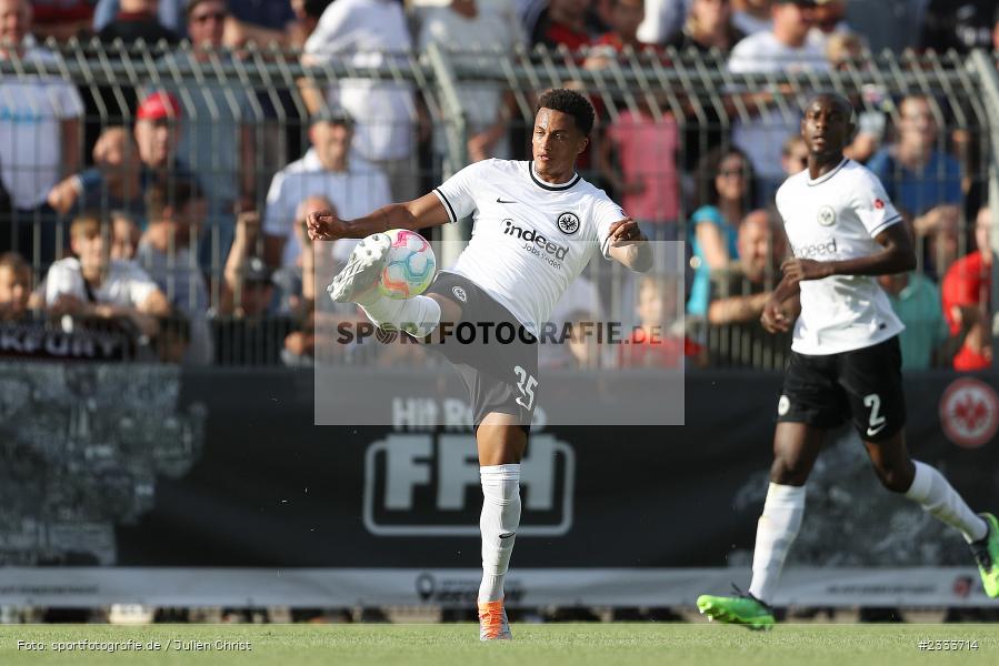 Tuta, Stadion am Schönbusch, Aschaffenburg, 05.07.2022, DFL, BFV, sport, action, Fussball, Juli 2022, Saison 2022/2023, Bundesliga, Regionalliga Bayern, Testspiel, Landesfreundschaftsspiele, SGE, SVA, Eintracht Frankfurt, SV Viktoria Aschaffenburg - Bild-ID: 2333714 Tuta, Stadion am Schönbusch, Aschaffenburg, 05.07.2022, DFL, BFV, sport, action, Fussball, Juli 2022, Saison 2022/2023, Bundesliga, Regionalliga Bayern, Testspiel, Landesfreundschaftsspiele, SGE, SVA, Eintracht Frankfurt, SV Viktoria Aschaffenburg - Bild-ID: 2333714