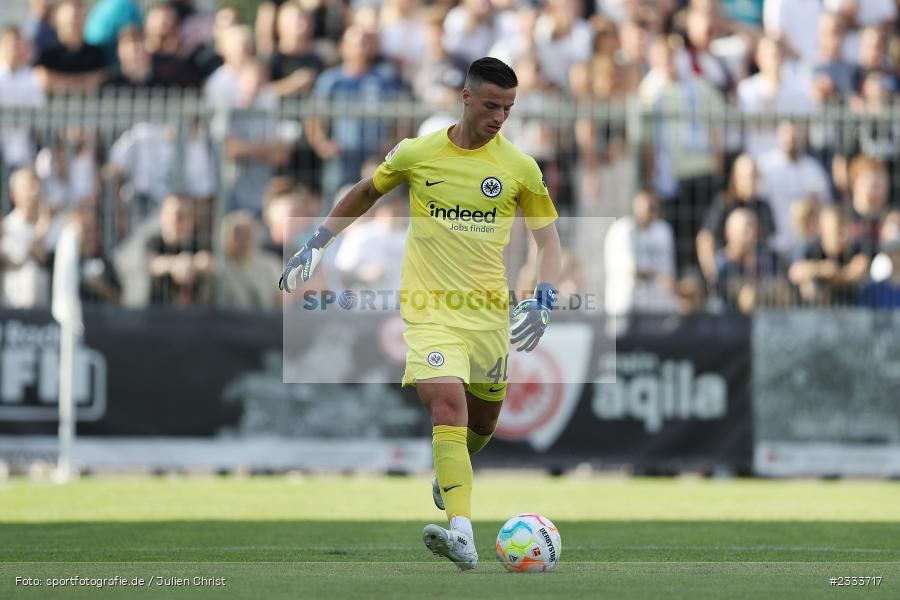 Diant Ramaj, Stadion am Schönbusch, Aschaffenburg, 05.07.2022, DFL, BFV, sport, action, Fussball, Juli 2022, Saison 2022/2023, Bundesliga, Regionalliga Bayern, Testspiel, Landesfreundschaftsspiele, SGE, SVA, Eintracht Frankfurt, SV Viktoria Aschaffenburg - Bild-ID: 2333717 Diant Ramaj, Stadion am Schönbusch, Aschaffenburg, 05.07.2022, DFL, BFV, sport, action, Fussball, Juli 2022, Saison 2022/2023, Bundesliga, Regionalliga Bayern, Testspiel, Landesfreundschaftsspiele, SGE, SVA, Eintracht Frankfurt, SV Viktoria Aschaffenburg - Bild-ID: 2333717