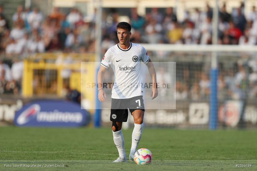 Ajdin Hrustić, Stadion am Schönbusch, Aschaffenburg, 05.07.2022, DFL, BFV, sport, action, Fussball, Juli 2022, Saison 2022/2023, Bundesliga, Regionalliga Bayern, Testspiel, Landesfreundschaftsspiele, SGE, SVA, Eintracht Frankfurt, SV Viktoria Aschaffenburg - Bild-ID: 2333739 Ajdin Hrustić, Stadion am Schönbusch, Aschaffenburg, 05.07.2022, DFL, BFV, sport, action, Fussball, Juli 2022, Saison 2022/2023, Bundesliga, Regionalliga Bayern, Testspiel, Landesfreundschaftsspiele, SGE, SVA, Eintracht Frankfurt, SV Viktoria Aschaffenburg - Bild-ID: 2333739