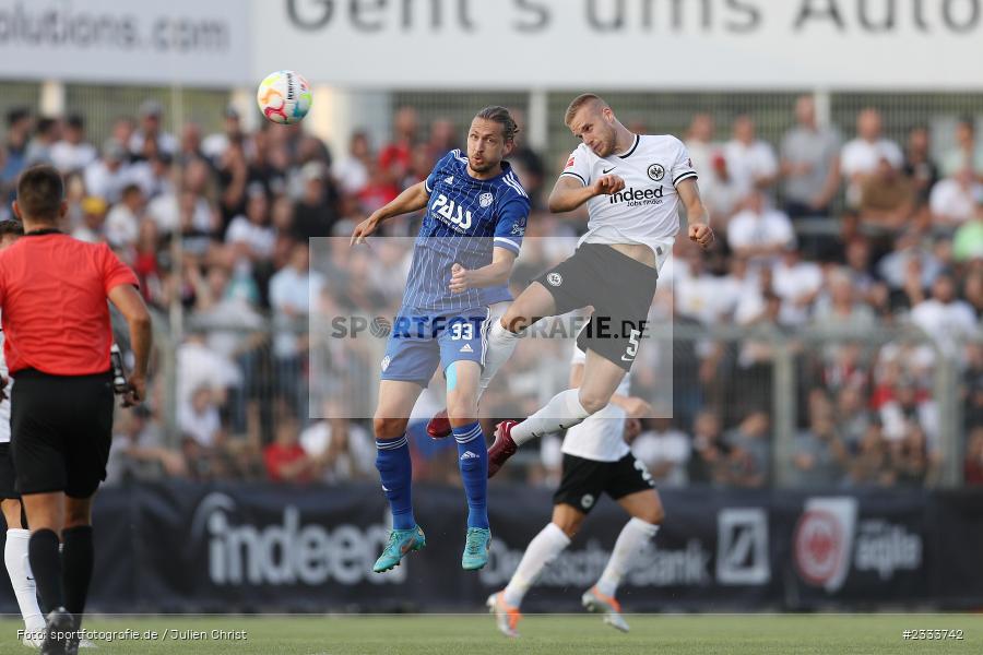 Nicolas Hebisch, Stadion am Schönbusch, Aschaffenburg, 05.07.2022, DFL, BFV, sport, action, Fussball, Juli 2022, Saison 2022/2023, Bundesliga, Regionalliga Bayern, Testspiel, Landesfreundschaftsspiele, SGE, SVA, Eintracht Frankfurt, SV Viktoria Aschaffenburg - Bild-ID: 2333742 Nicolas Hebisch, Stadion am Schönbusch, Aschaffenburg, 05.07.2022, DFL, BFV, sport, action, Fussball, Juli 2022, Saison 2022/2023, Bundesliga, Regionalliga Bayern, Testspiel, Landesfreundschaftsspiele, SGE, SVA, Eintracht Frankfurt, SV Viktoria Aschaffenburg - Bild-ID: 2333742