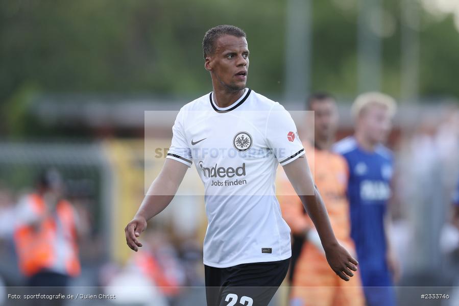Timothy Chandler, Stadion am Schönbusch, Aschaffenburg, 05.07.2022, DFL, BFV, sport, action, Fussball, Juli 2022, Saison 2022/2023, Bundesliga, Regionalliga Bayern, Testspiel, Landesfreundschaftsspiele, SGE, SVA, Eintracht Frankfurt, SV Viktoria Aschaffenburg - Bild-ID: 2333746 Timothy Chandler, Stadion am Schönbusch, Aschaffenburg, 05.07.2022, DFL, BFV, sport, action, Fussball, Juli 2022, Saison 2022/2023, Bundesliga, Regionalliga Bayern, Testspiel, Landesfreundschaftsspiele, SGE, SVA, Eintracht Frankfurt, SV Viktoria Aschaffenburg - Bild-ID: 2333746