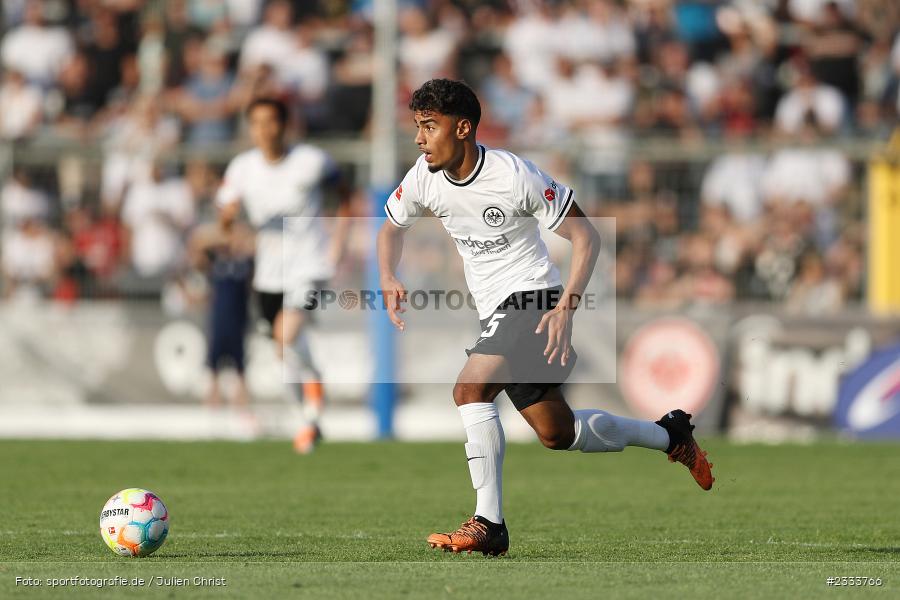 Mehdi Loune, Stadion am Schönbusch, Aschaffenburg, 05.07.2022, DFL, BFV, sport, action, Fussball, Juli 2022, Saison 2022/2023, Bundesliga, Regionalliga Bayern, Testspiel, Landesfreundschaftsspiele, SGE, SVA, Eintracht Frankfurt, SV Viktoria Aschaffenburg - Bild-ID: 2333766 Mehdi Loune, Stadion am Schönbusch, Aschaffenburg, 05.07.2022, DFL, BFV, sport, action, Fussball, Juli 2022, Saison 2022/2023, Bundesliga, Regionalliga Bayern, Testspiel, Landesfreundschaftsspiele, SGE, SVA, Eintracht Frankfurt, SV Viktoria Aschaffenburg - Bild-ID: 2333766