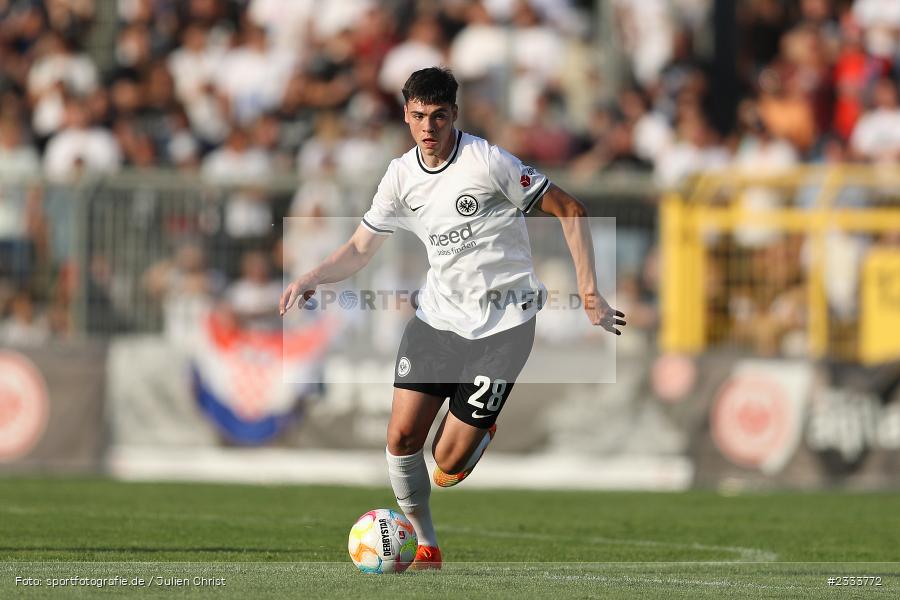 Marcel Wenig, Stadion am Schönbusch, Aschaffenburg, 05.07.2022, DFL, BFV, sport, action, Fussball, Juli 2022, Saison 2022/2023, Bundesliga, Regionalliga Bayern, Testspiel, Landesfreundschaftsspiele, SGE, SVA, Eintracht Frankfurt, SV Viktoria Aschaffenburg - Bild-ID: 2333772 Marcel Wenig, Stadion am Schönbusch, Aschaffenburg, 05.07.2022, DFL, BFV, sport, action, Fussball, Juli 2022, Saison 2022/2023, Bundesliga, Regionalliga Bayern, Testspiel, Landesfreundschaftsspiele, SGE, SVA, Eintracht Frankfurt, SV Viktoria Aschaffenburg - Bild-ID: 2333772
