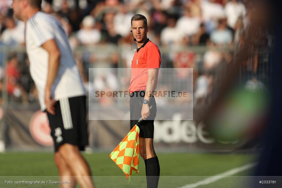 Hannes Hemrich, Stadion am Schönbusch, Aschaffenburg, 05.07.2022, DFL, BFV, sport, action, Fussball, Juli 2022, Saison 2022/2023, Bundesliga, Regionalliga Bayern, Testspiel, Landesfreundschaftsspiele, SGE, SVA, Eintracht Frankfurt, SV Viktoria Aschaffenburg - Bild-ID: 2333781 Hannes Hemrich, Stadion am Schönbusch, Aschaffenburg, 05.07.2022, DFL, BFV, sport, action, Fussball, Juli 2022, Saison 2022/2023, Bundesliga, Regionalliga Bayern, Testspiel, Landesfreundschaftsspiele, SGE, SVA, Eintracht Frankfurt, SV Viktoria Aschaffenburg - Bild-ID: 2333781