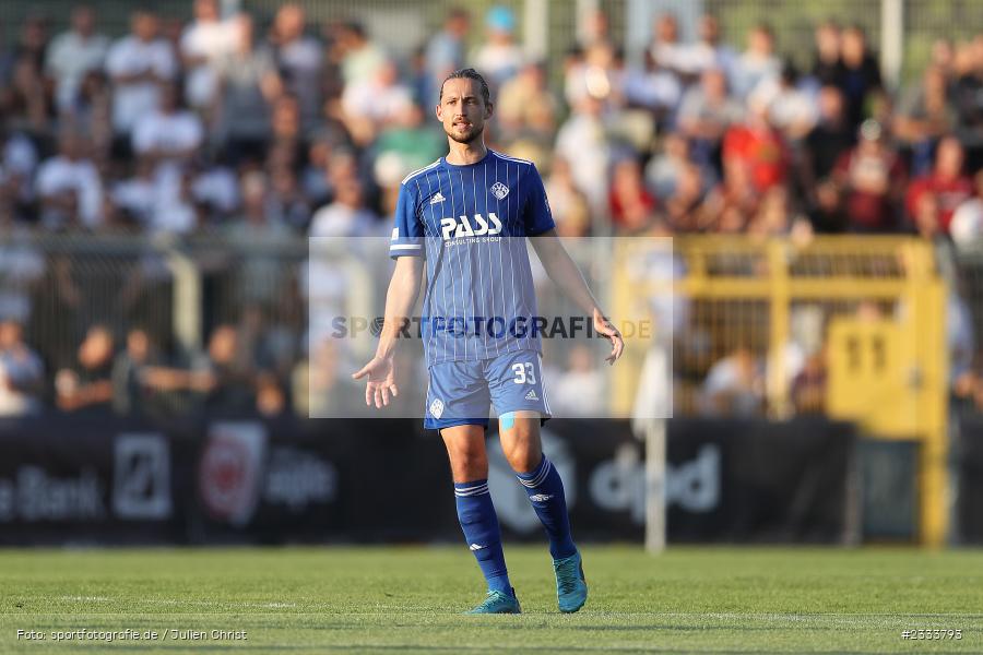 Nicolas Hebisch, Stadion am Schönbusch, Aschaffenburg, 05.07.2022, DFL, BFV, sport, action, Fussball, Juli 2022, Saison 2022/2023, Bundesliga, Regionalliga Bayern, Testspiel, Landesfreundschaftsspiele, SGE, SVA, Eintracht Frankfurt, SV Viktoria Aschaffenburg - Bild-ID: 2333793