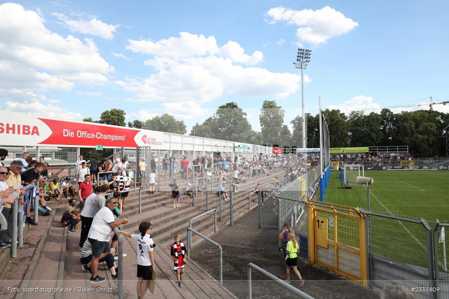 Stadion Umlauf, Stadion am Schönbusch, Aschaffenburg, 05.07.2022, DFL, BFV, sport, action, Fussball, Juli 2022, Saison 2022/2023, Bundesliga, Regionalliga Bayern, Testspiel, Landesfreundschaftsspiele, SGE, SVA, Eintracht Frankfurt, SV Viktoria Aschaffenburg - Bild-ID: 2333809 Stadion Umlauf, Stadion am Schönbusch, Aschaffenburg, 05.07.2022, DFL, BFV, sport, action, Fussball, Juli 2022, Saison 2022/2023, Bundesliga, Regionalliga Bayern, Testspiel, Landesfreundschaftsspiele, SGE, SVA, Eintracht Frankfurt, SV Viktoria Aschaffenburg - Bild-ID: 2333809