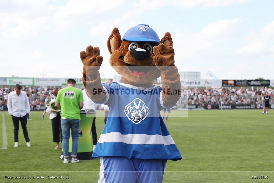 Maskottchen, Stadion am Schönbusch, Aschaffenburg, 05.07.2022, DFL, BFV, sport, action, Fussball, Juli 2022, Saison 2022/2023, Bundesliga, Regionalliga Bayern, Testspiel, Landesfreundschaftsspiele, SGE, SVA, Eintracht Frankfurt, SV Viktoria Aschaffenburg - Bild-ID: 2333815 Maskottchen, Stadion am Schönbusch, Aschaffenburg, 05.07.2022, DFL, BFV, sport, action, Fussball, Juli 2022, Saison 2022/2023, Bundesliga, Regionalliga Bayern, Testspiel, Landesfreundschaftsspiele, SGE, SVA, Eintracht Frankfurt, SV Viktoria Aschaffenburg - Bild-ID: 2333815