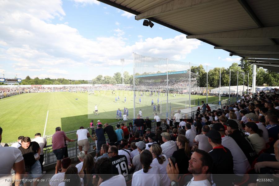 Ausverkauft, Stadion am Schönbusch, Aschaffenburg, 05.07.2022, DFL, BFV, sport, action, Fussball, Juli 2022, Saison 2022/2023, Bundesliga, Regionalliga Bayern, Testspiel, Landesfreundschaftsspiele, SGE, SVA, Eintracht Frankfurt, SV Viktoria Aschaffenburg - Bild-ID: 2333821 Ausverkauft, Stadion am Schönbusch, Aschaffenburg, 05.07.2022, DFL, BFV, sport, action, Fussball, Juli 2022, Saison 2022/2023, Bundesliga, Regionalliga Bayern, Testspiel, Landesfreundschaftsspiele, SGE, SVA, Eintracht Frankfurt, SV Viktoria Aschaffenburg - Bild-ID: 2333821