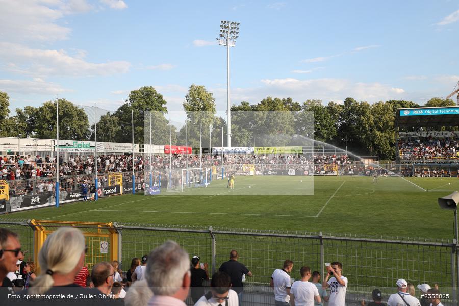 Stadion Umlauf, Impressionen, Stadion am Schönbusch, Aschaffenburg, 05.07.2022, DFL, BFV, sport, action, Fussball, Juli 2022, Saison 2022/2023, Bundesliga, Regionalliga Bayern, Testspiel, Landesfreundschaftsspiele, SGE, SVA, Eintracht Frankfurt, SV Viktoria Aschaffenburg - Bild-ID: 2333825