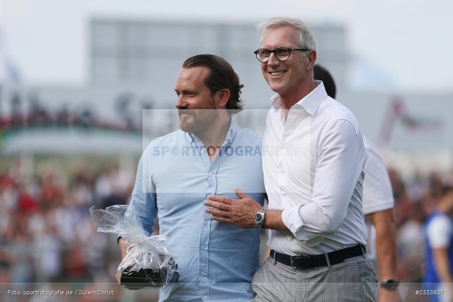 Oliver Wilhelm, Stadion am Schönbusch, Aschaffenburg, 05.07.2022, DFL, BFV, sport, action, Fussball, Juli 2022, Saison 2022/2023, Bundesliga, Regionalliga Bayern, Testspiel, Landesfreundschaftsspiele, SGE, SVA, Eintracht Frankfurt, SV Viktoria Aschaffenburg - Bild-ID: 2333837