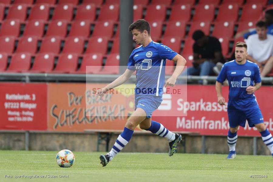 Louis Reinhart, Schömig-Digitaldruck-Arena, Rimpar, 06.07.2022, BFV, sport, action, Fussball, Juli 2022, Saison 2022/2023, Bayernliga Nord, Landesliga Nordwest, Testspiel, Landesfreundschaftsspiele, WFV, ASV, Würzburger FV, ASV Rimpar - Bild-ID: 2333848