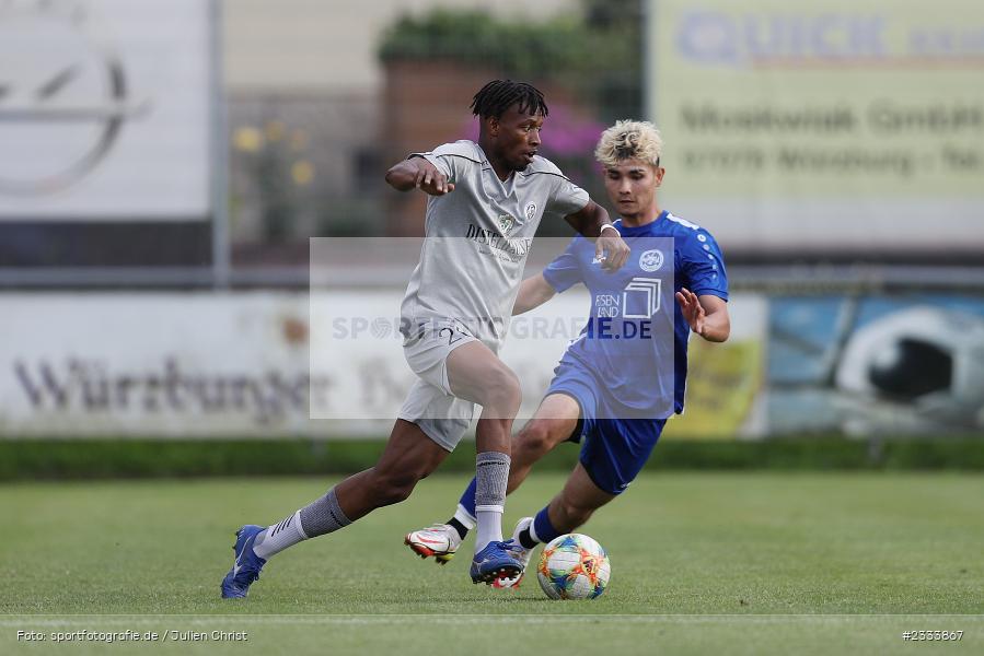 Essa Ganes, Schömig-Digitaldruck-Arena, Rimpar, 06.07.2022, BFV, sport, action, Fussball, Juli 2022, Saison 2022/2023, Bayernliga Nord, Landesliga Nordwest, Testspiel, Landesfreundschaftsspiele, WFV, ASV, Würzburger FV, ASV Rimpar - Bild-ID: 2333867