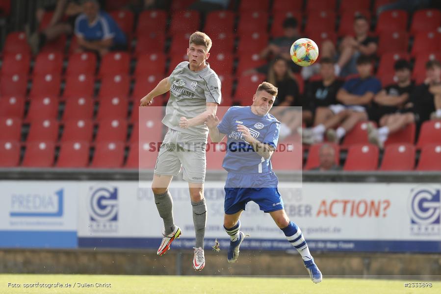 Constantin Schmitt, Schömig-Digitaldruck-Arena, Rimpar, 06.07.2022, BFV, sport, action, Fussball, Juli 2022, Saison 2022/2023, Bayernliga Nord, Landesliga Nordwest, Testspiel, Landesfreundschaftsspiele, WFV, ASV, Würzburger FV, ASV Rimpar - Bild-ID: 2333898