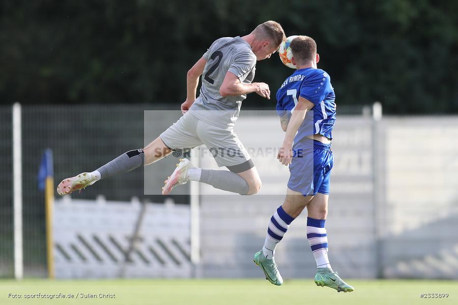 Adrian Winter, Schömig-Digitaldruck-Arena, Rimpar, 06.07.2022, BFV, sport, action, Fussball, Juli 2022, Saison 2022/2023, Bayernliga Nord, Landesliga Nordwest, Testspiel, Landesfreundschaftsspiele, WFV, ASV, Würzburger FV, ASV Rimpar - Bild-ID: 2333899