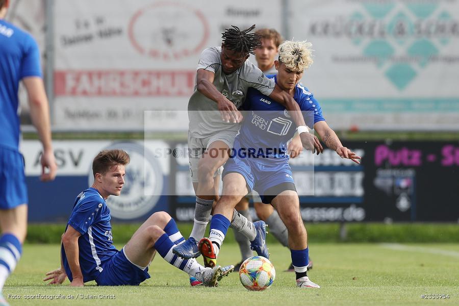 Essa Ganes, Schömig-Digitaldruck-Arena, Rimpar, 06.07.2022, BFV, sport, action, Fussball, Juli 2022, Saison 2022/2023, Bayernliga Nord, Landesliga Nordwest, Testspiel, Landesfreundschaftsspiele, WFV, ASV, Würzburger FV, ASV Rimpar - Bild-ID: 2333954