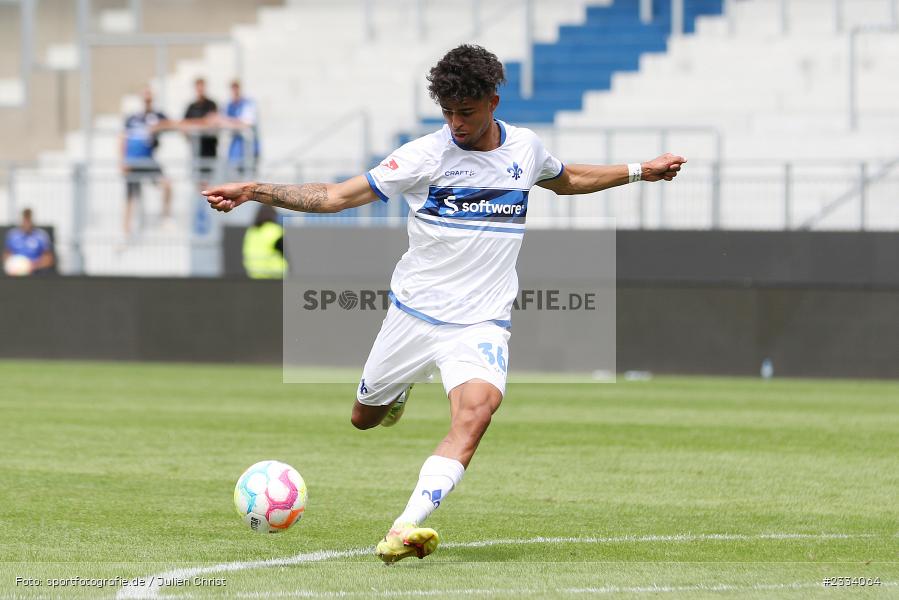 André Leipold, Merck-Stadion am Böllenfalltor, Darmstadt, 09.07.2022, DFB, DFL, sport, action, Fussball, Juli 2022, Saison 2022/2023, 3. Liga, 2. Bundesliga, Testspiel, Regional Freundschaftsspiele, BAY, SVD, SpVgg Bayreuth, SV Darmstadt 98 - Bild-ID: 2334064