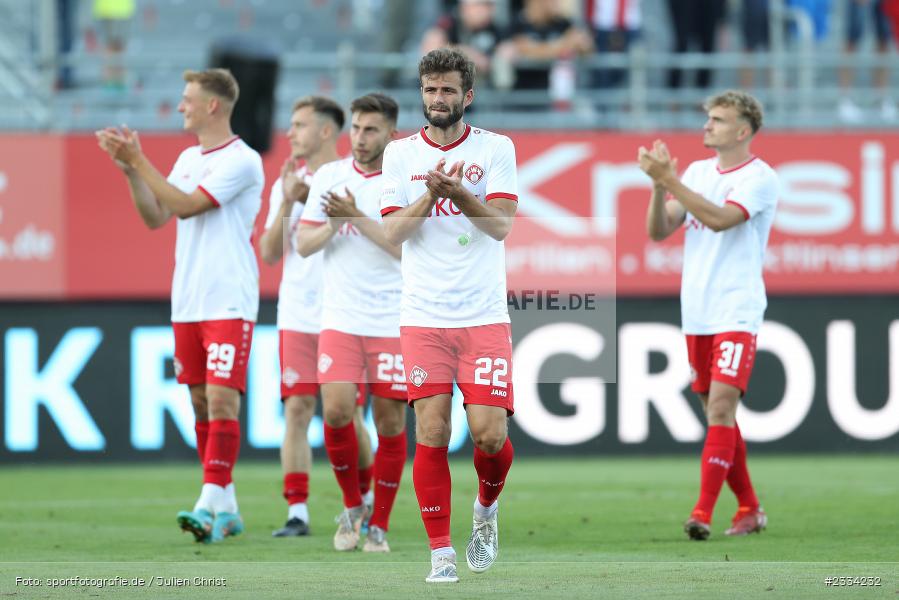 Daniel Hägele, FLYERALARM Arena, Würzburg, 15.07.2022, BFV, sport, action, Fussball, Juli 2022, Saison 2022/2023, Regionalliga Bayern, SpVgg Hankofen-Hailing, FC Würzburger Kickers - Bild-ID: 2334232