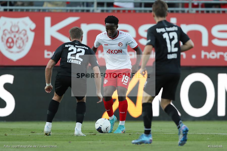 Benjika Caciel, FLYERALARM Arena, Würzburg, 15.07.2022, BFV, sport, action, Fussball, Juli 2022, Saison 2022/2023, Regionalliga Bayern, SpVgg Hankofen-Hailing, FC Würzburger Kickers - Bild-ID: 2334248 Benjika Caciel, FLYERALARM Arena, Würzburg, 15.07.2022, BFV, sport, action, Fussball, Juli 2022, Saison 2022/2023, Regionalliga Bayern, SpVgg Hankofen-Hailing, FC Würzburger Kickers - Bild-ID: 2334248