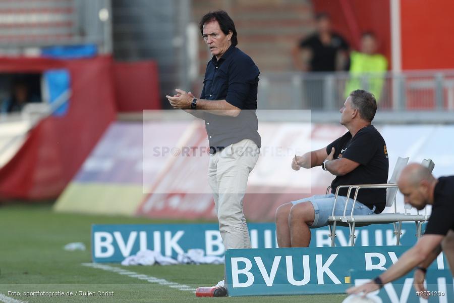 Heribert Ketterl, FLYERALARM Arena, Würzburg, 15.07.2022, BFV, sport, action, Fussball, Juli 2022, Saison 2022/2023, Regionalliga Bayern, SpVgg Hankofen-Hailing, FC Würzburger Kickers - Bild-ID: 2334256 Heribert Ketterl, FLYERALARM Arena, Würzburg, 15.07.2022, BFV, sport, action, Fussball, Juli 2022, Saison 2022/2023, Regionalliga Bayern, SpVgg Hankofen-Hailing, FC Würzburger Kickers - Bild-ID: 2334256