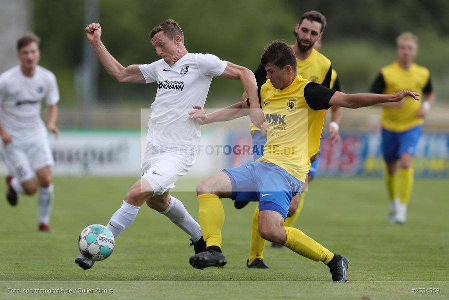 Sebastian Fries, Sportgelände in der Au, Karlburg, 16.07.2022, BFV, sport, action, Fussball, Juli 2022, Saison 2022/2023, Landesliga Nordwest, TGH, TSV, TG Höchberg, TSV Karlburg - Bild-ID: 2334359