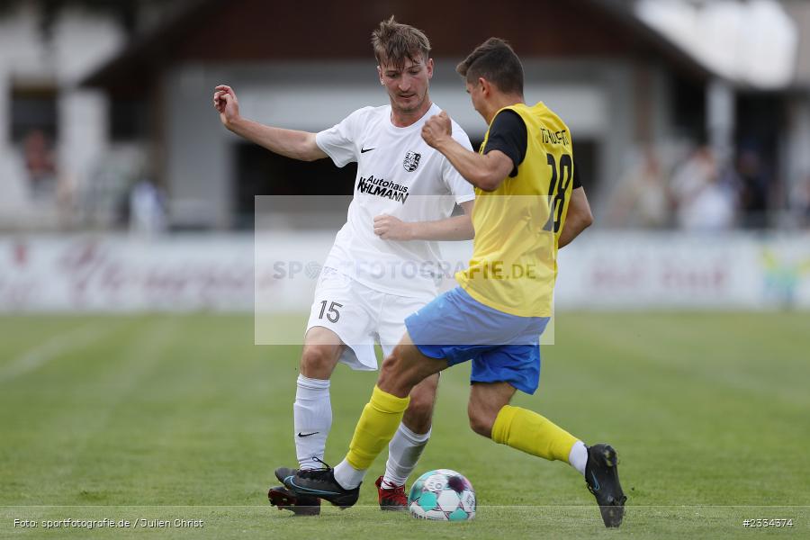 Christoph Seeger, Sportgelände in der Au, Karlburg, 16.07.2022, BFV, sport, action, Fussball, Juli 2022, Saison 2022/2023, Landesliga Nordwest, TGH, TSV, TG Höchberg, TSV Karlburg - Bild-ID: 2334374