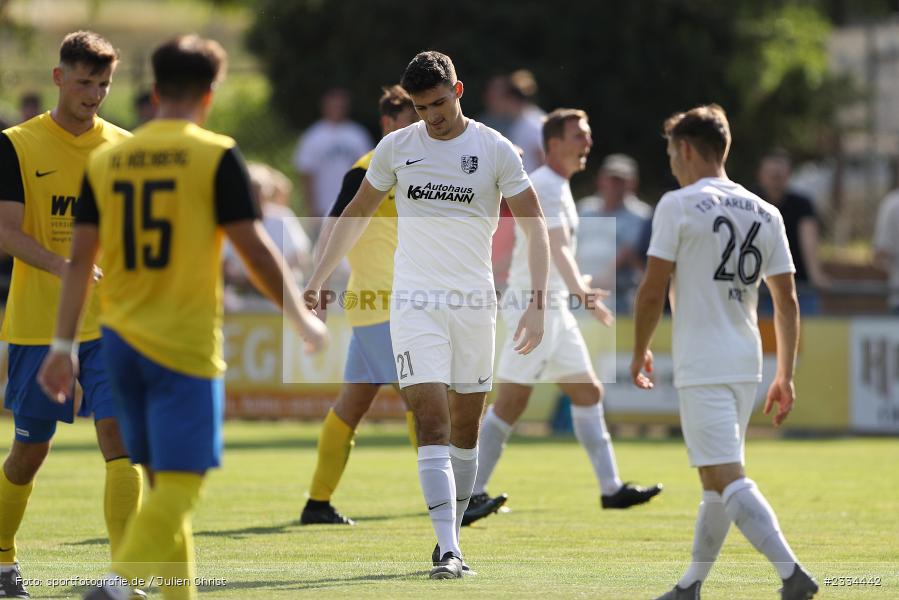 Max Lambrecht, Sportgelände in der Au, Karlburg, 16.07.2022, BFV, sport, action, Fussball, Juli 2022, Saison 2022/2023, Landesliga Nordwest, TGH, TSV, TG Höchberg, TSV Karlburg - Bild-ID: 2334442 Max Lambrecht, Sportgelände in der Au, Karlburg, 16.07.2022, BFV, sport, action, Fussball, Juli 2022, Saison 2022/2023, Landesliga Nordwest, TGH, TSV, TG Höchberg, TSV Karlburg - Bild-ID: 2334442