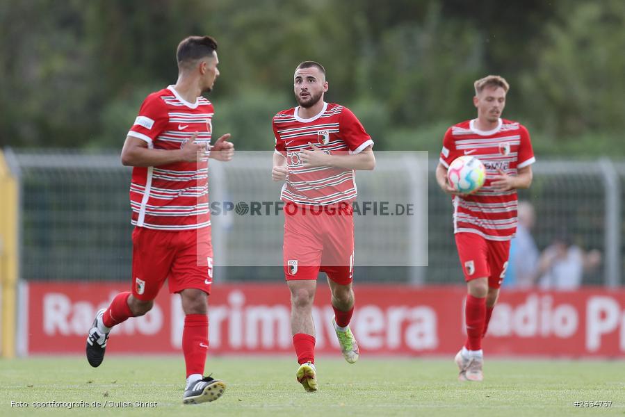 Kristijan Taseski, Stadion am Schönbusch, Aschaffenburg, 22.07.2022, BFV, sport, action, Fussball, Juli 2022, Saison 2022/2023, 2. Spieltag, Regionalliga Bayern, FCA, SVA, U23, FC Augsburg II, SV Viktoria Aschaffenburg - Bild-ID: 2334737 Kristijan Taseski, Stadion am Schönbusch, Aschaffenburg, 22.07.2022, BFV, sport, action, Fussball, Juli 2022, Saison 2022/2023, 2. Spieltag, Regionalliga Bayern, FCA, SVA, U23, FC Augsburg II, SV Viktoria Aschaffenburg - Bild-ID: 2334737