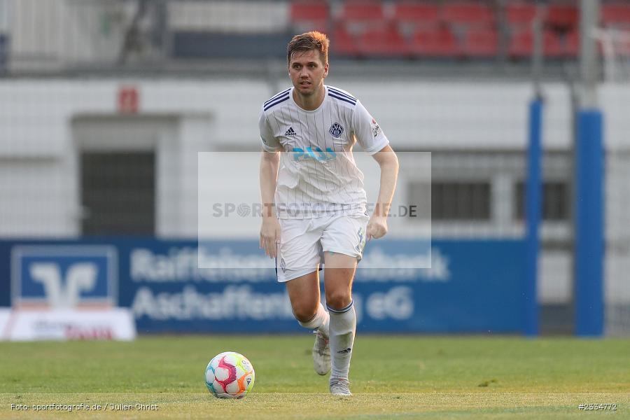 Luca Dähn, Stadion am Schönbusch, Aschaffenburg, 22.07.2022, BFV, sport, action, Fussball, Juli 2022, Saison 2022/2023, 2. Spieltag, Regionalliga Bayern, FCA, SVA, U23, FC Augsburg II, SV Viktoria Aschaffenburg - Bild-ID: 2334772 Luca Dähn, Stadion am Schönbusch, Aschaffenburg, 22.07.2022, BFV, sport, action, Fussball, Juli 2022, Saison 2022/2023, 2. Spieltag, Regionalliga Bayern, FCA, SVA, U23, FC Augsburg II, SV Viktoria Aschaffenburg - Bild-ID: 2334772