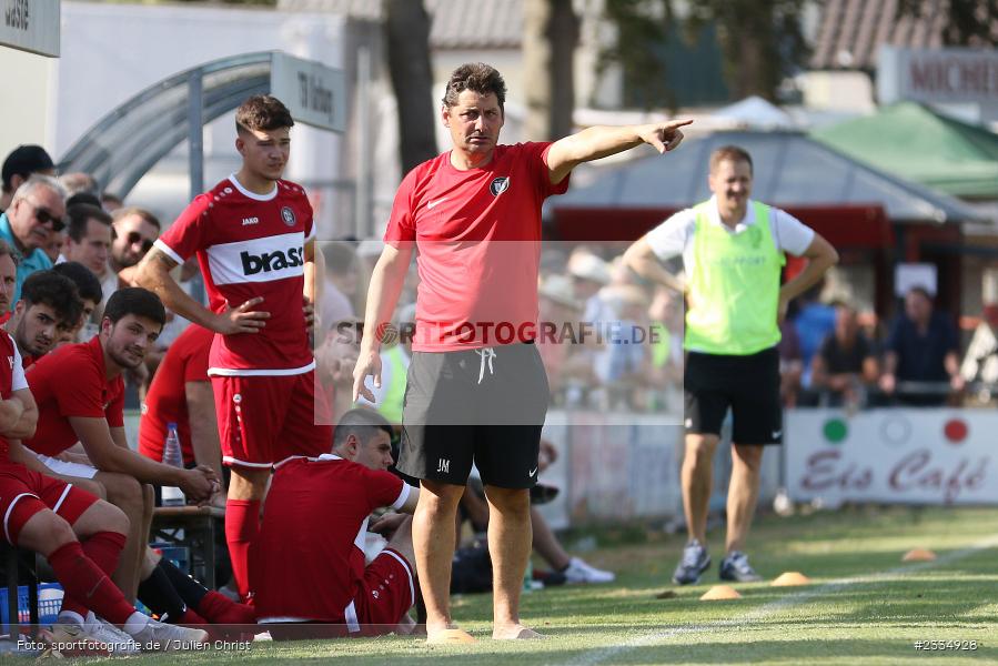Jochen Mill, Sportgelände in der Au, Karlburg, 23.07.2022, BFV, sport, action, Fussball, Juli 2022, Saison 2022/2023, 3. Spieltag, Landesliga Nordwest, TUS, TSV, TuS Frammersbach, TSV Karlburg - Bild-ID: 2334928 Jochen Mill, Sportgelände in der Au, Karlburg, 23.07.2022, BFV, sport, action, Fussball, Juli 2022, Saison 2022/2023, 3. Spieltag, Landesliga Nordwest, TUS, TSV, TuS Frammersbach, TSV Karlburg - Bild-ID: 2334928