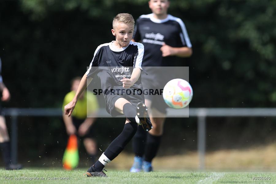 Wildbachsportanlage Nassig, Wertheim, 23.07.2022, bfv, sport, action, Fussball, Juli 2022, Saison 2022/2023, 9. Bühnenbau Wertheim Cup, U15, FC Augsburg, SG Nassig - Bild-ID: 2335040