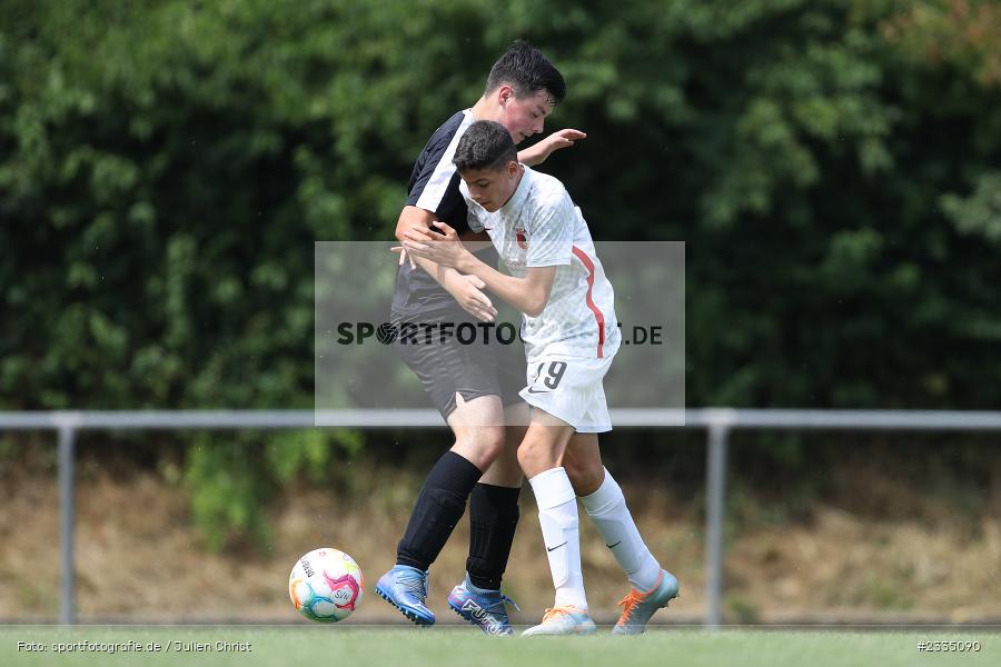 Wildbachsportanlage Nassig, Wertheim, 23.07.2022, bfv, sport, action, Fussball, Juli 2022, Saison 2022/2023, 9. Bühnenbau Wertheim Cup, U15, FC Augsburg, SG Nassig - Bild-ID: 2335090